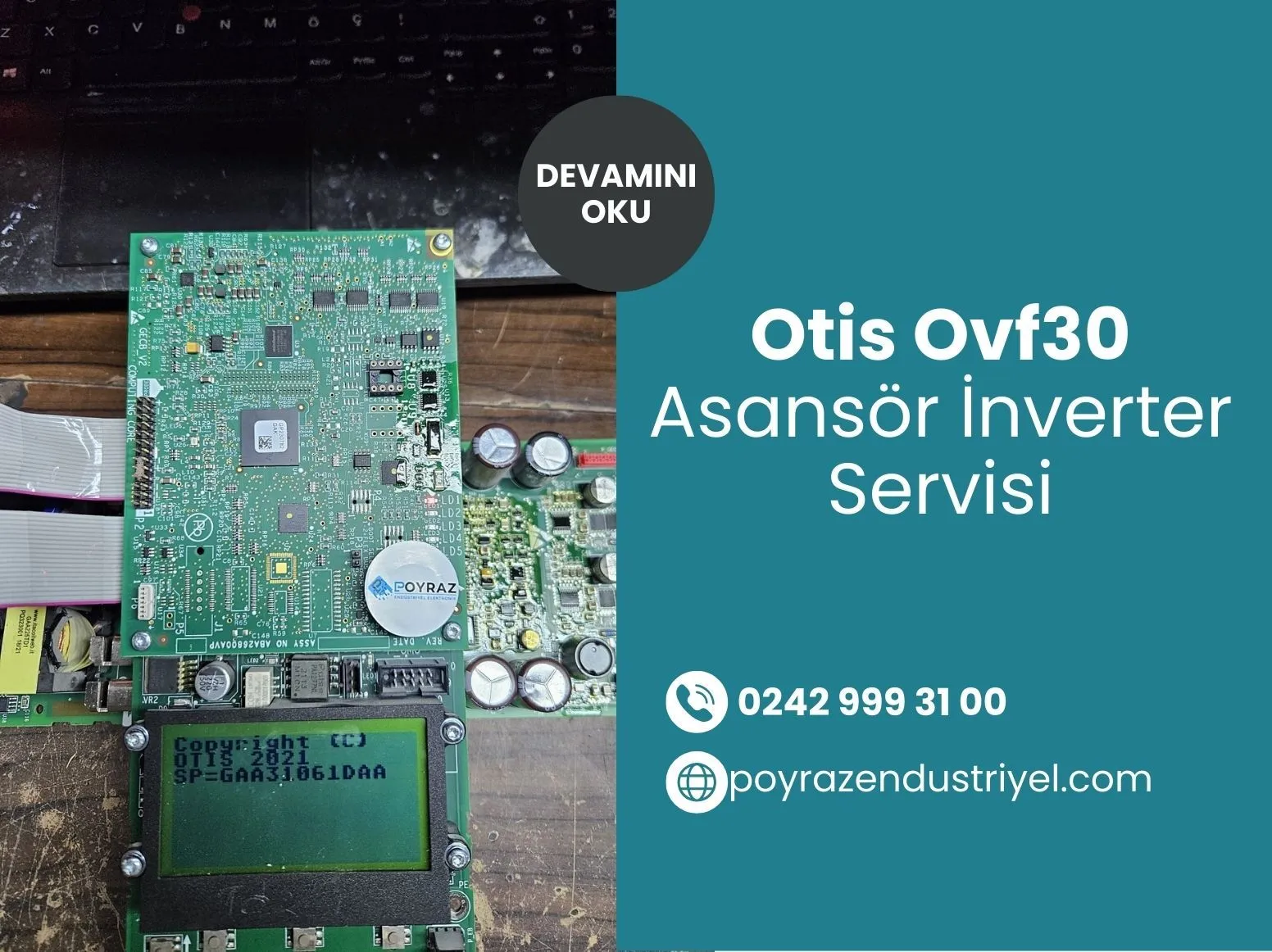 Otis Ovf30 Asansör İnverter Servisi